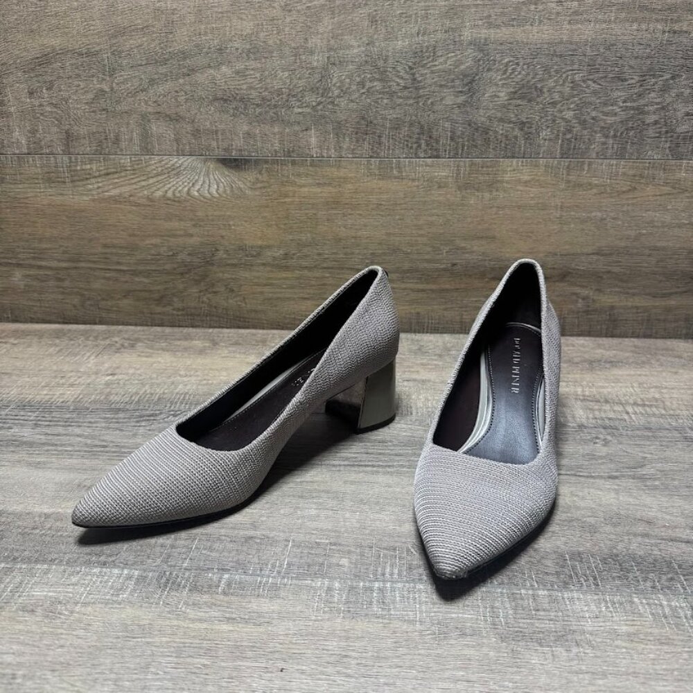 Donald Pliner Suzette Taupe Textile Pumps Women's Size 9